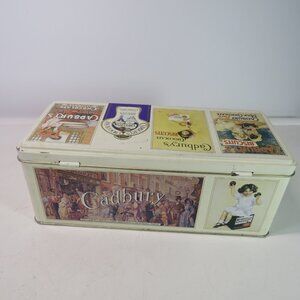 Cadburys vintage inspired advertising pic metal tin easy to open